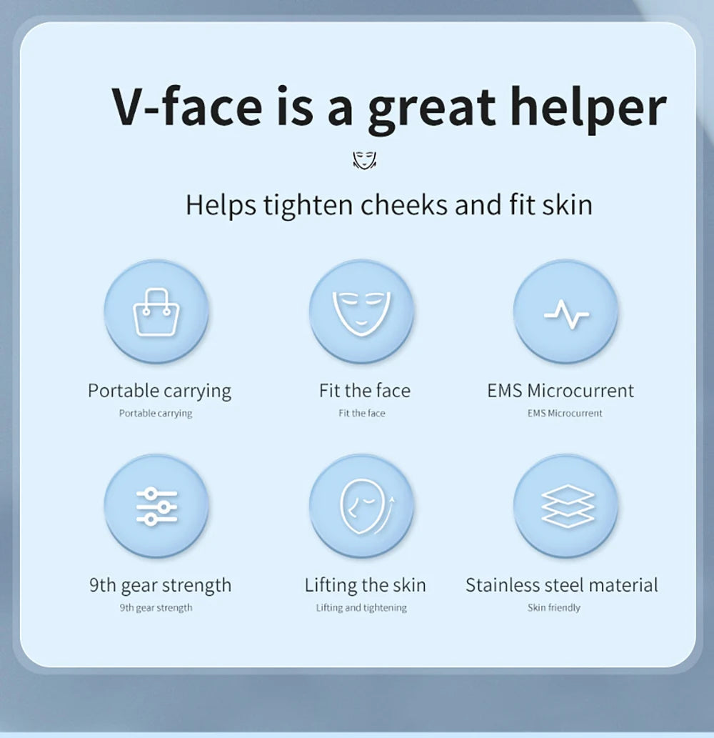 Moldeador Facial EMS – Reduce Papada y Define Mandíbula en Casa