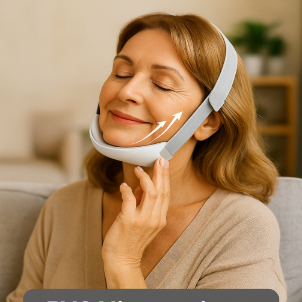 Masajeador Facial Reafirmante EMS – Lifting con Calor y Vibración