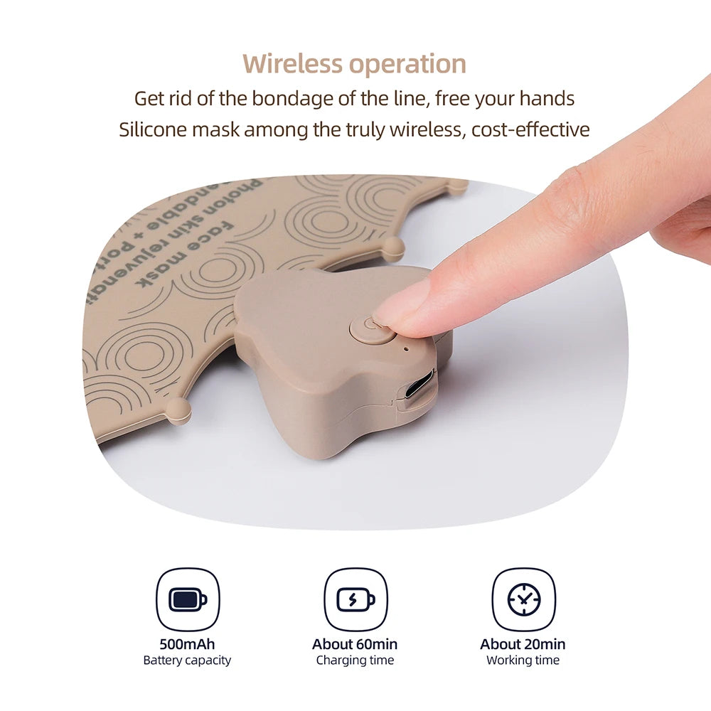 Mascarilla LED Facial 7 Colores – Rejuvenece, Repara y Ilumina